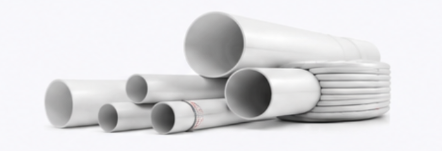 PVC pipes and wires